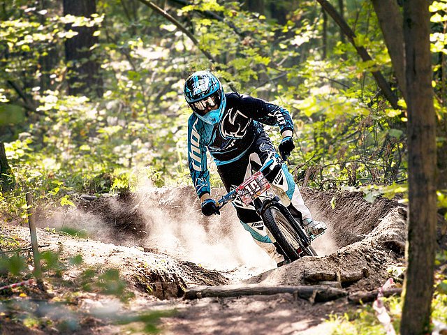 Downhill trail on the Kronplatz