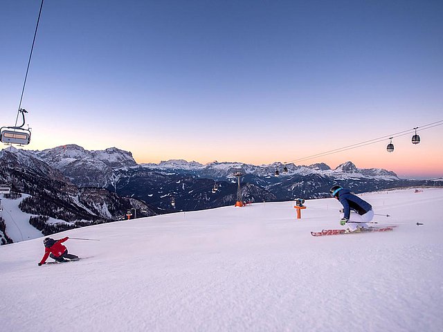 Skiing on the Kronplatz